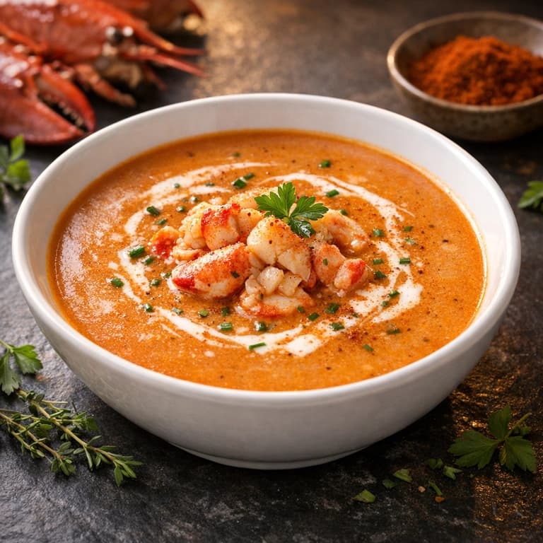Bisque de homard classique