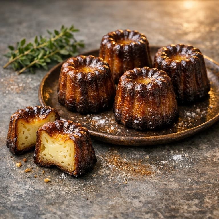 Canelés de Bordeaux au rhum et vanille