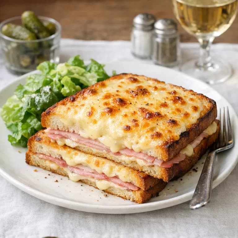 Croque-monsieur au jambon et comté