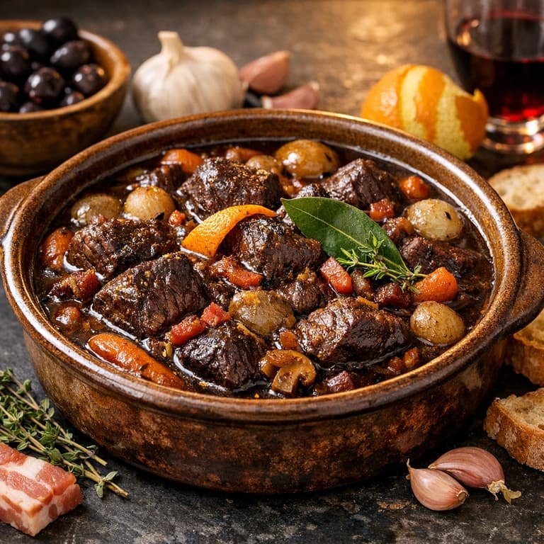 Daube de bœuf provençale