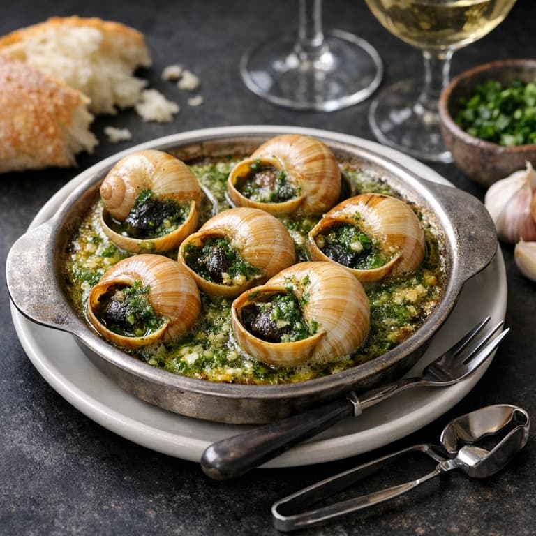 Escargots de Bourgogne au beurre persillé