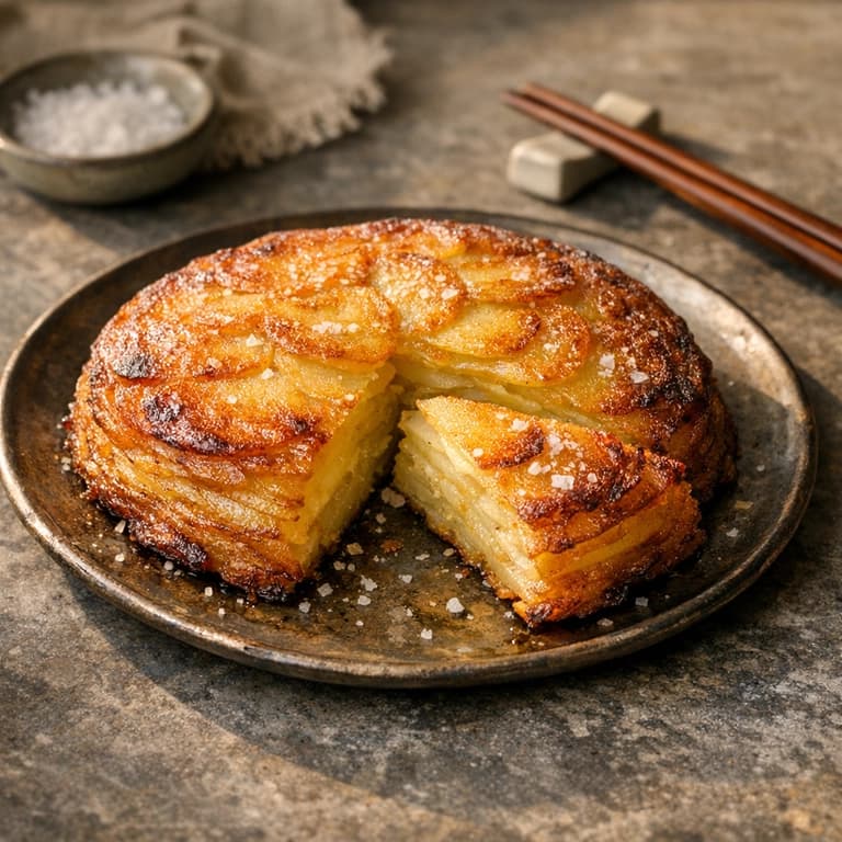 Pommes Anna croustillantes au beurre