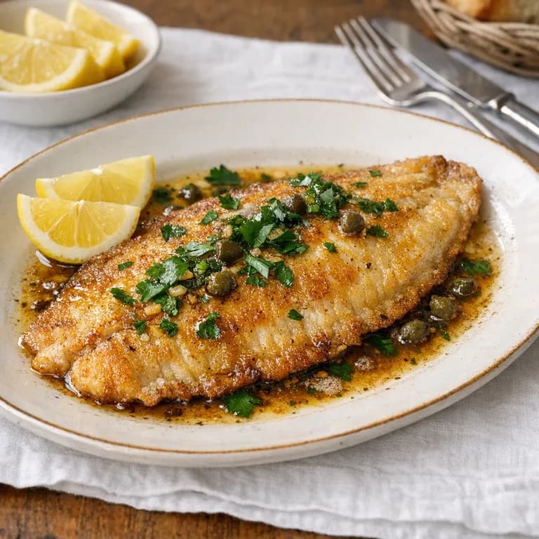 Sole meunière au beurre citronné