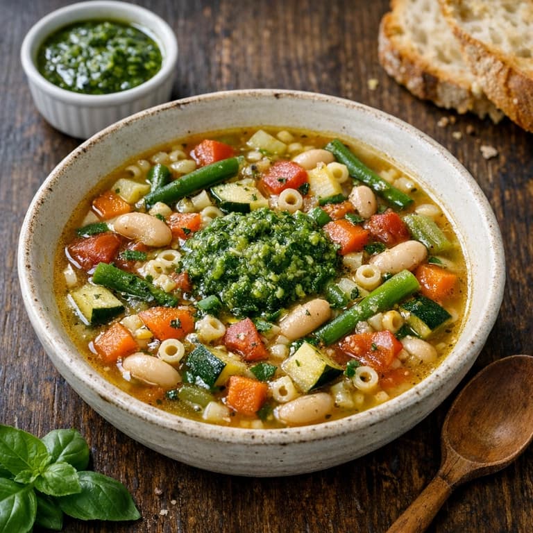 Soupe au pistou provençale